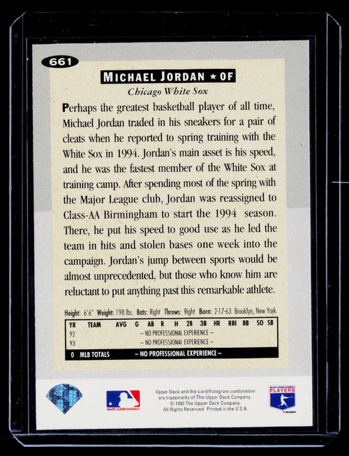 1994 Collector's Choice #661 Michael Jordan