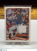 2024 Topps #89BA-CC Colton Cowser 1989 Topps Baseball 35th Game Worn Memorabilia