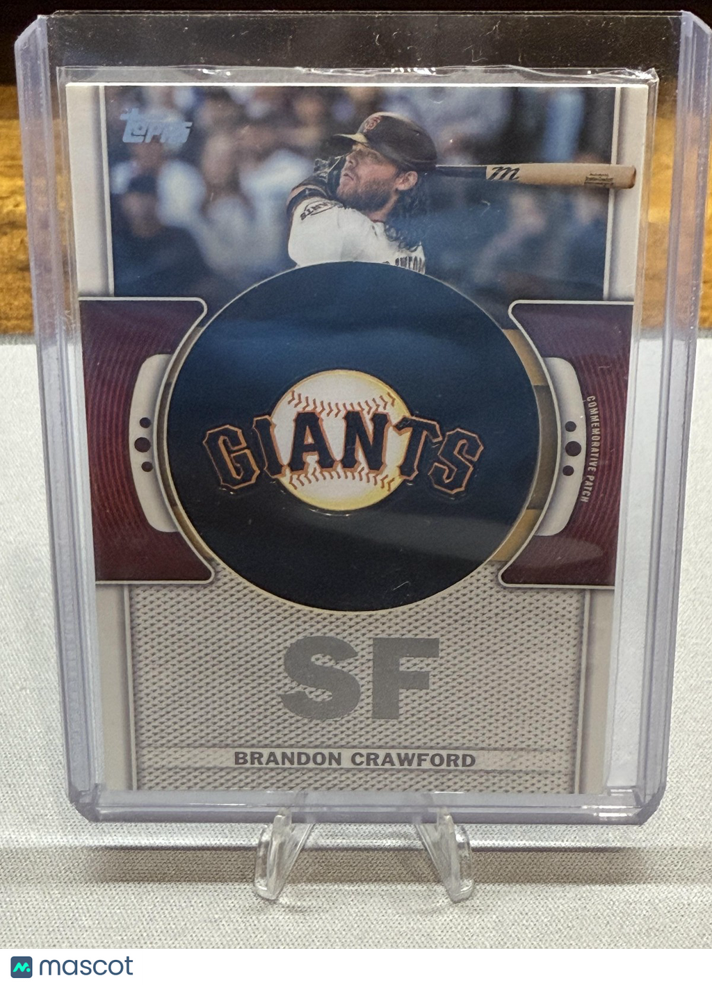 2023 Topps #TLP-BC Brandon Crawford Team Logo Commemorative Patch