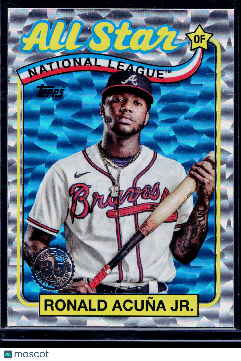 2024 Topps Chrome #89CB-3 Ronald Acuña Jr. 1989 Topps Baseball 35th Anniversary