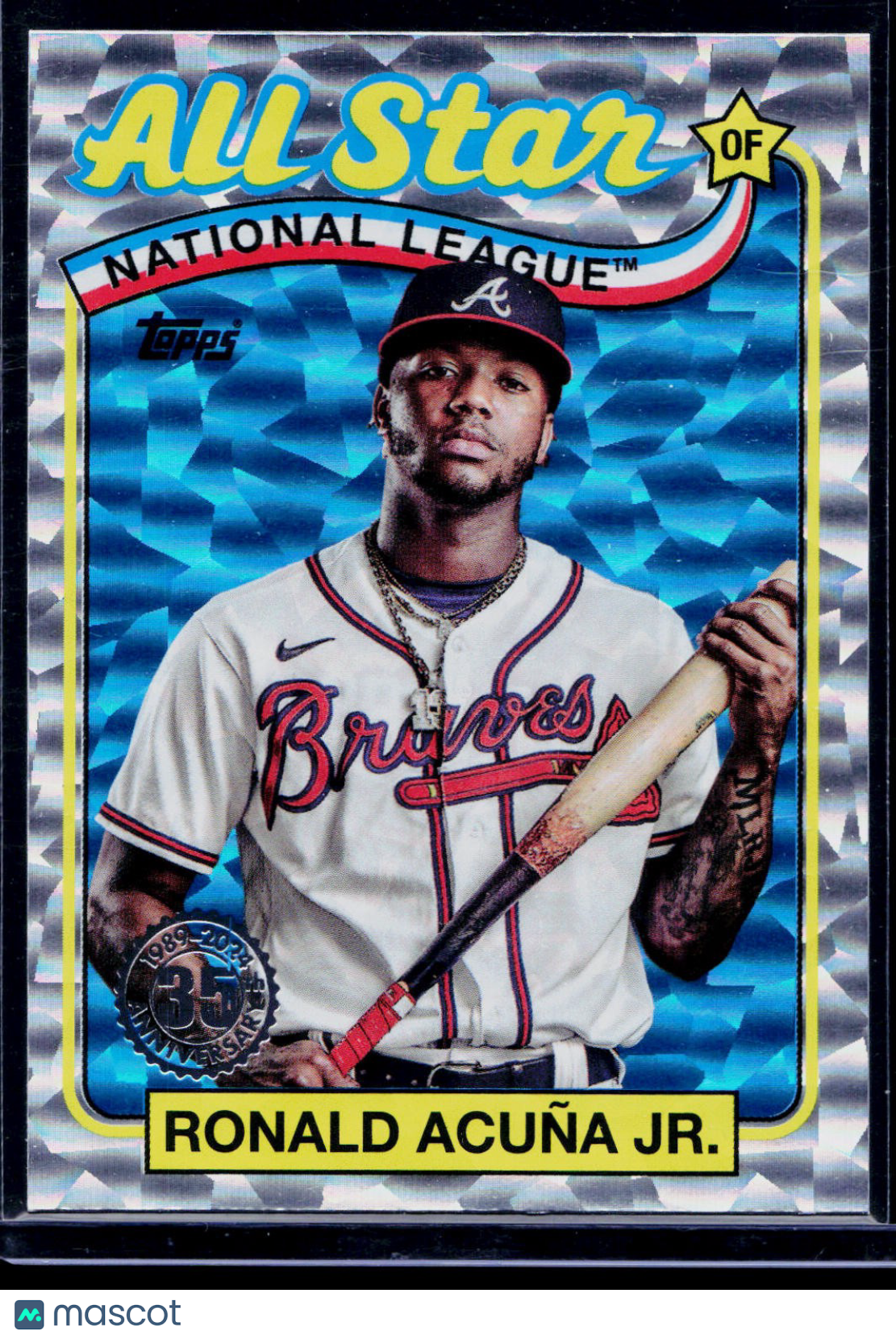 2024 Topps Chrome #89CB-3 Ronald Acuña Jr. 1989 Topps Baseball 35th Anniversary