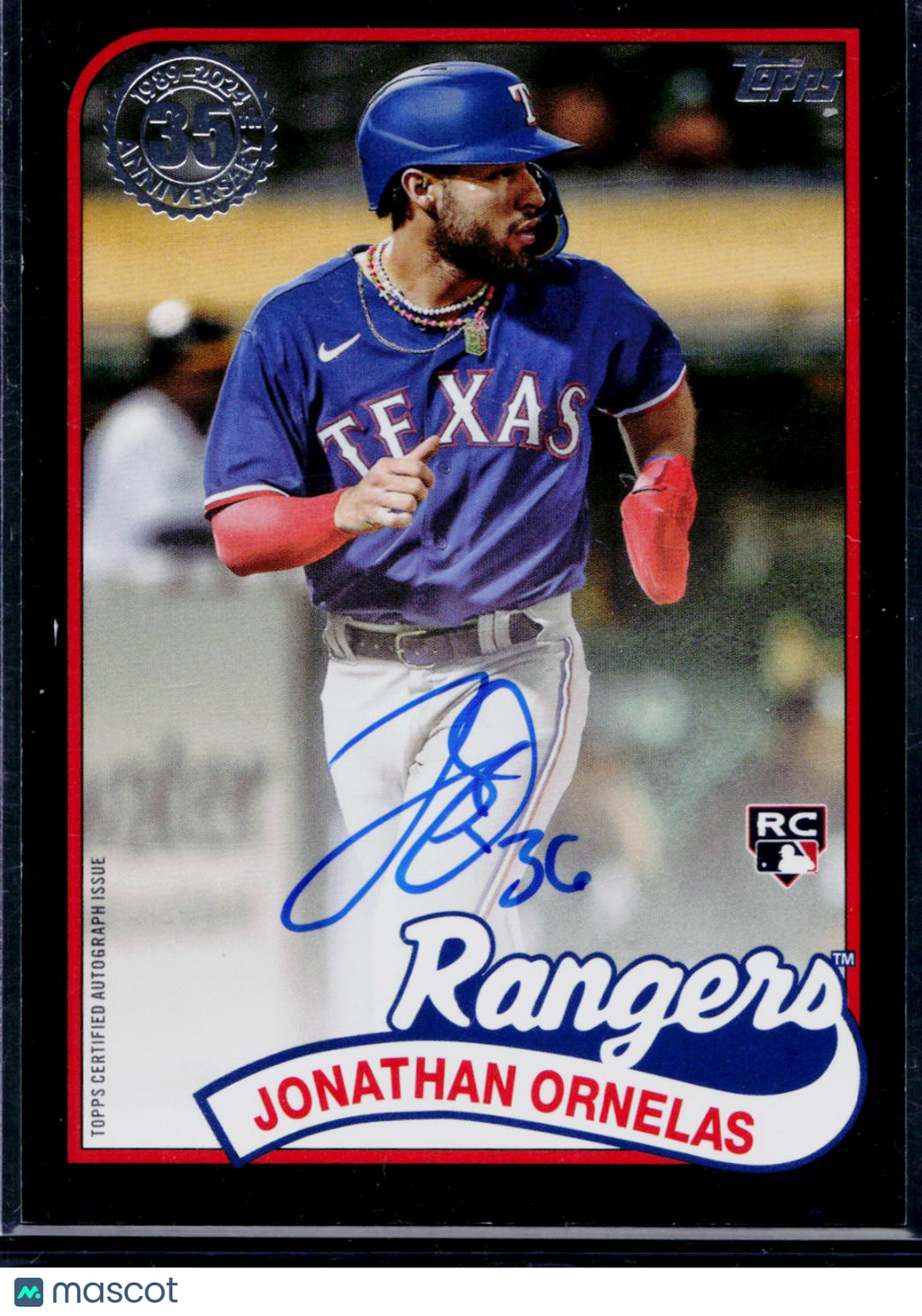 2024 Topps #89BA-ORN Jonathan Ornelas 1989 Topps /199