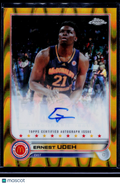 2022 Topps Chrome McDonald's All American #CA-EU Ernest Udeh Auto Gold #/50