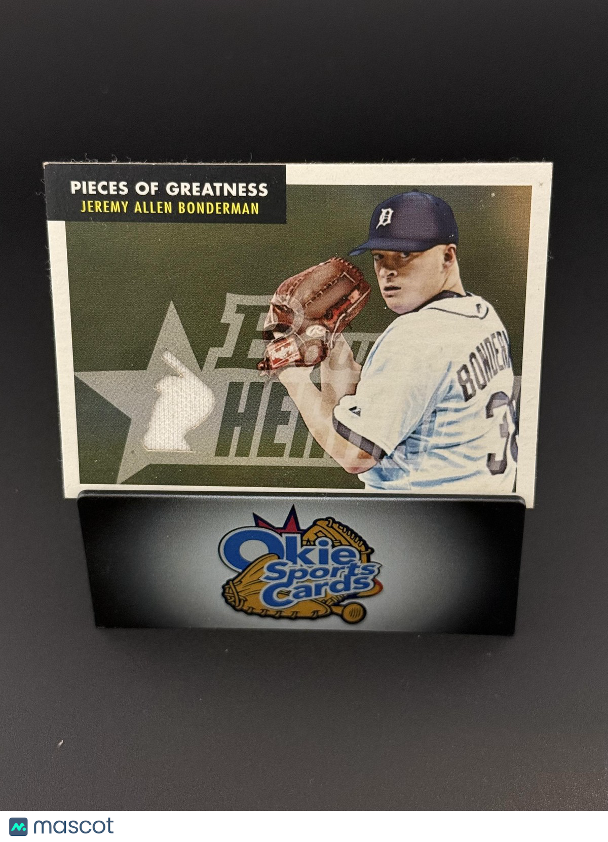 2007 Bowman Heritage #PG-JB Jeremy Bonderman Pieces of Greatness