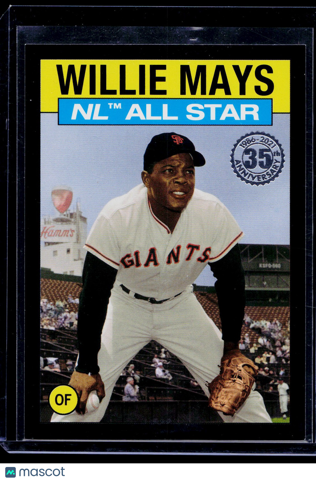 2021 Topps #86AS-6 Willie Mays 1986 Topps Baseball 35th Anniversary All-Stars