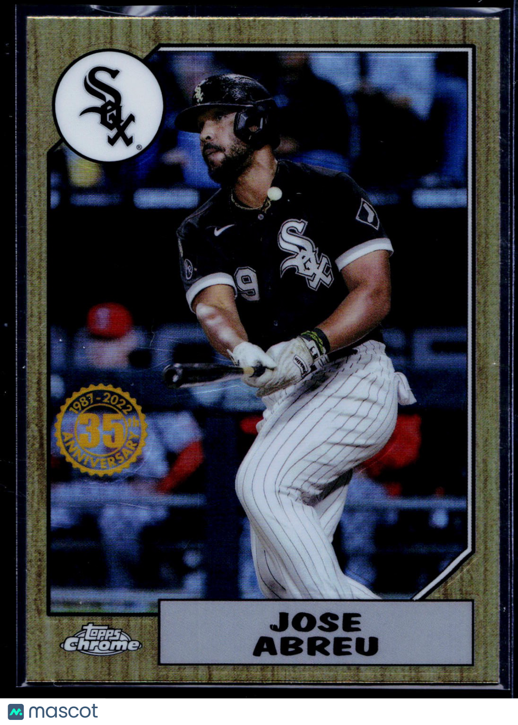 2022 Topps Chrome #87BC-9 Jose Abreu 1987 Topps Baseball 35th Anniversary