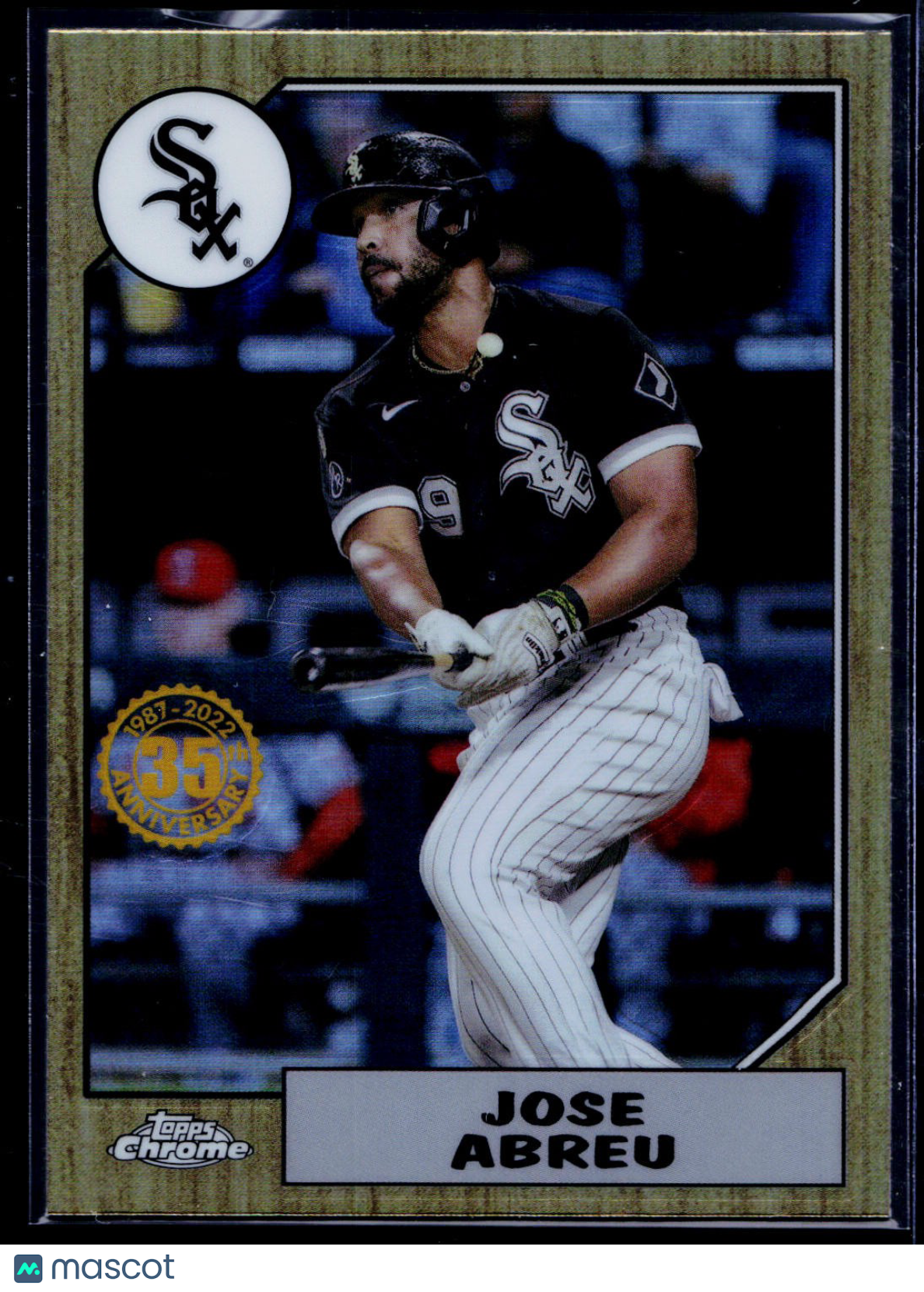 2022 Topps Chrome #87BC-9 Jose Abreu 1987 Topps Baseball 35th Anniversary