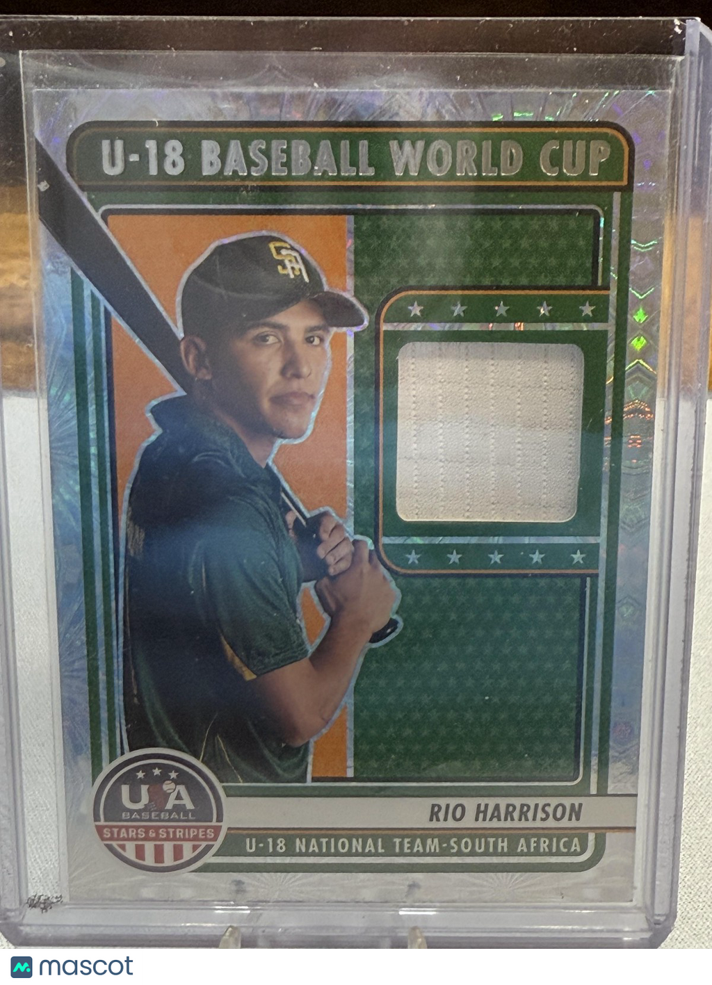 2023 Panini Stars & Stripes USA Baseball #U18-RH Rio Harrison U-18 World Cup