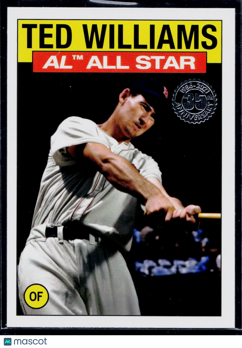 2021 Topps #86AS-26 Ted Williams 1986 Topps Baseball 35th Anniversary All-Stars