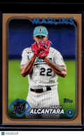 2024 Topps #636 Sandy Alcantara Gold #/2024