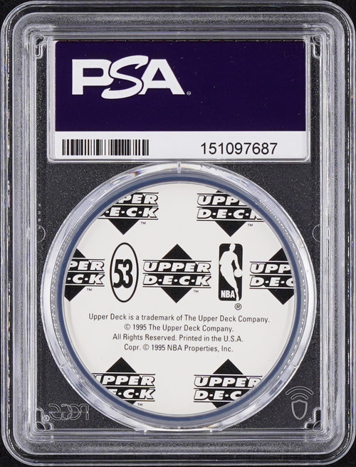 1995 Upper Deck Jordan Milk Caps Michael Jordan #53 PSA 10 POP 8