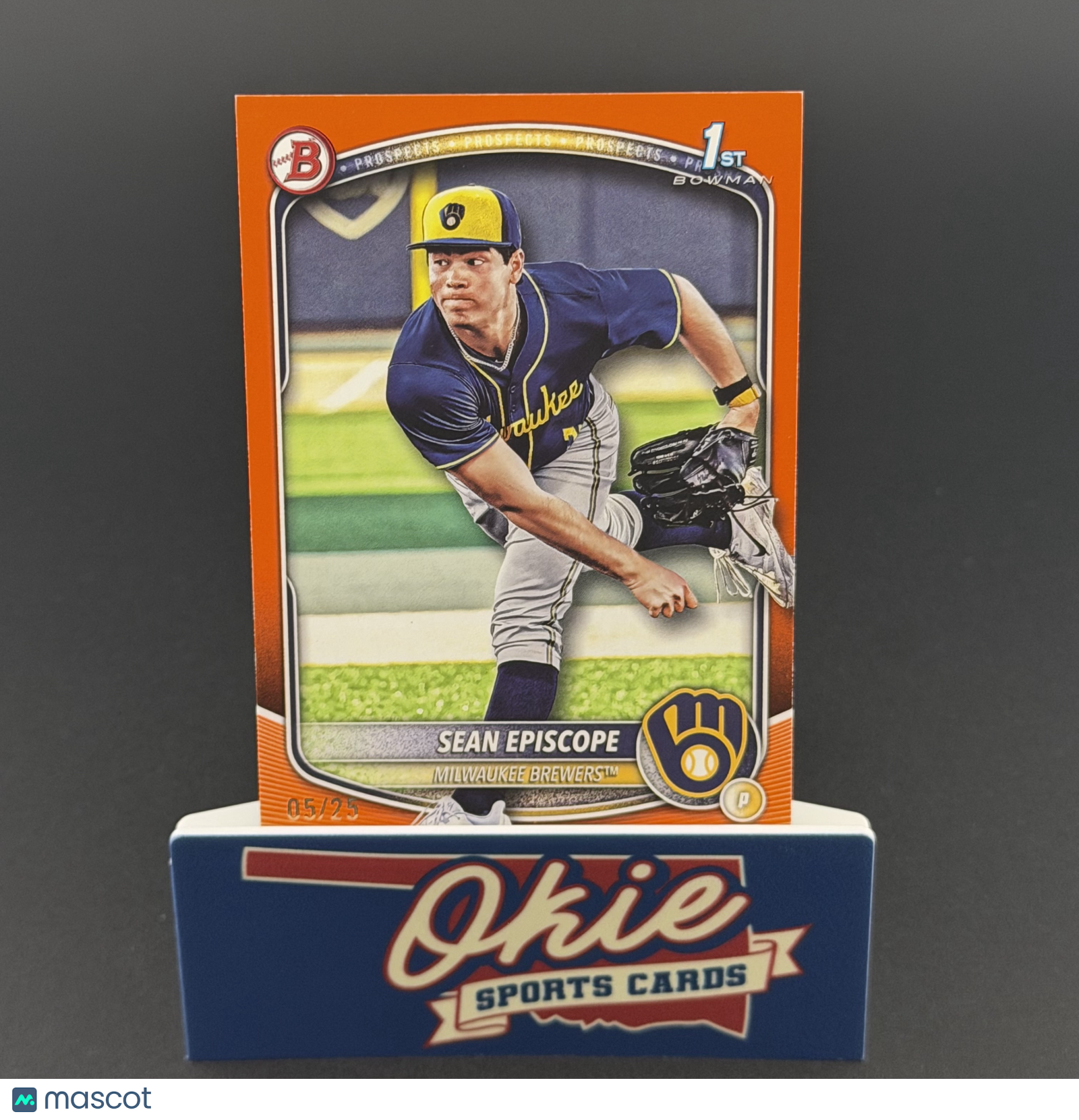 2025 Bowman Draft Sean Episcope #BD-149 Orange /25