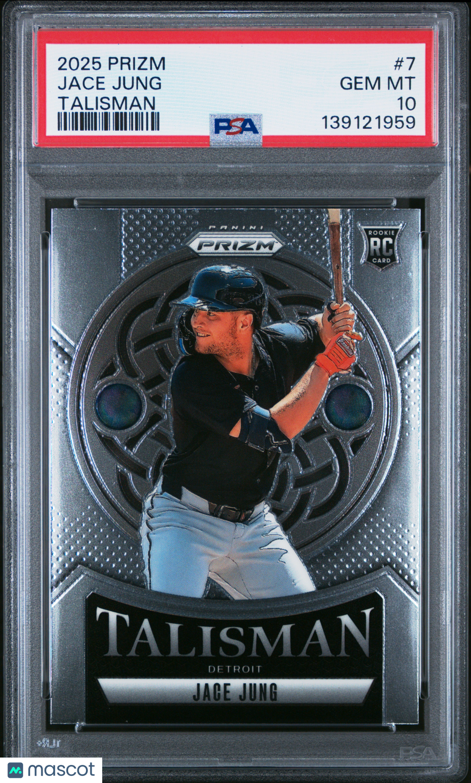 2025 Panini Prizm Talisman Jace Jung #7 PSA 10