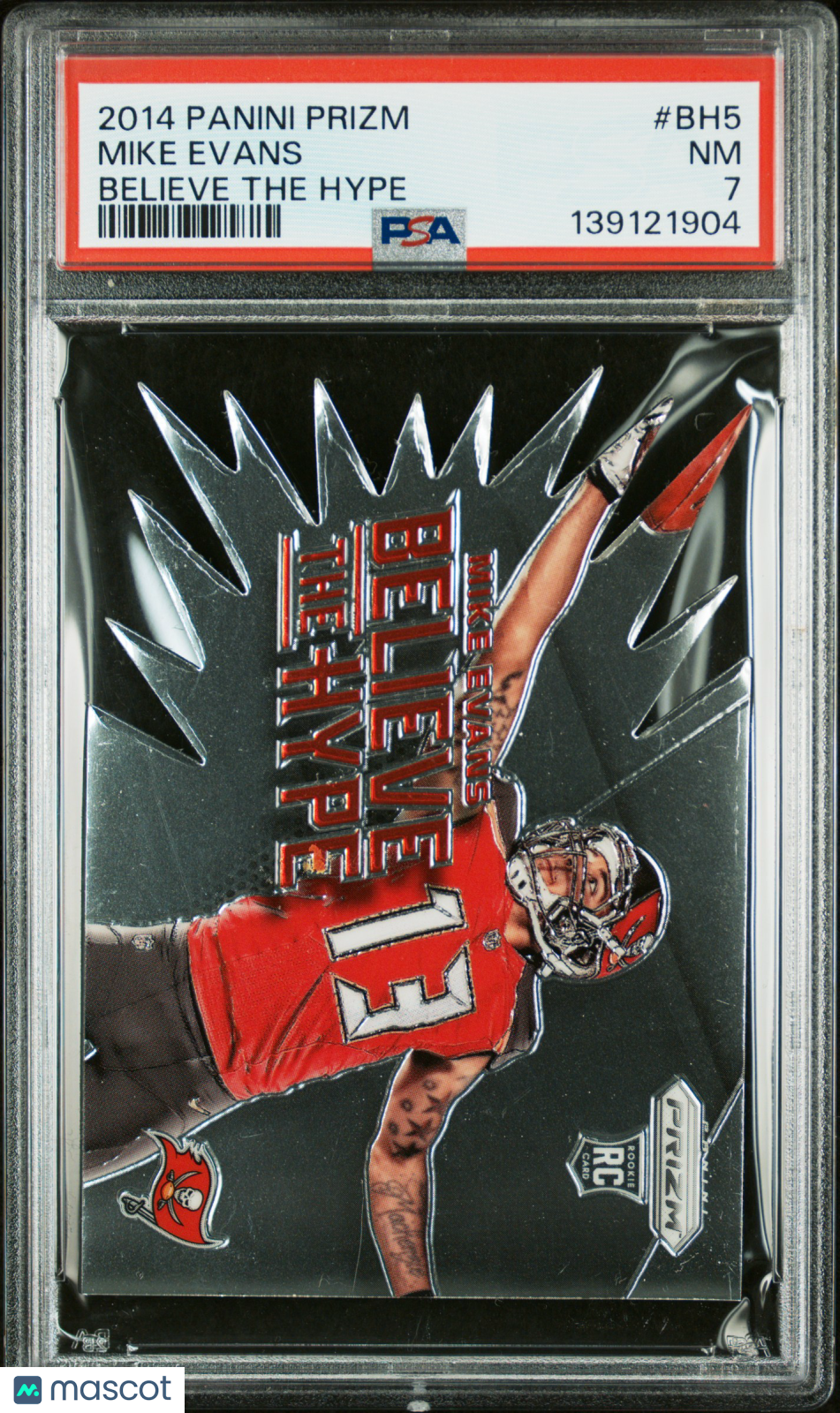 2014 Panini Prizm Believe The Hype Mike Evans #BH5 PSA 7