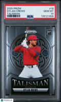 2025 Panini Prizm Talisman Dylan Crews #18 PSA 10